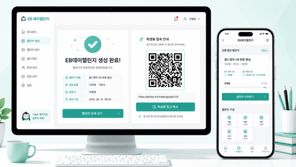 EB데이챌린지 생성 완료 + QR