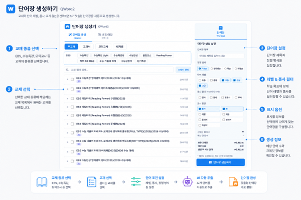 단어장 메인 진입 화면
