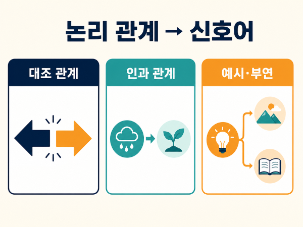 수능 영어 연결사 추론 — 앞뒤 논리로 신호어 고르는 법