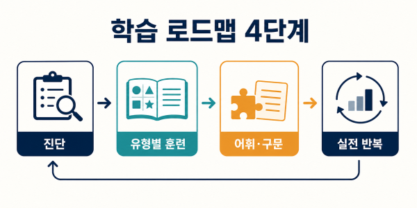 수능 영어 등급 올리는 학습 로드맵 — 진단부터 실전까지 4단계