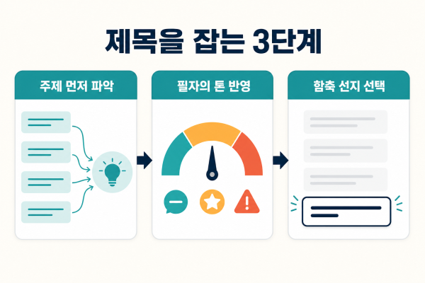 수능 영어 제목 추론하기 — 주제에 필자의 톤을 입히는 법